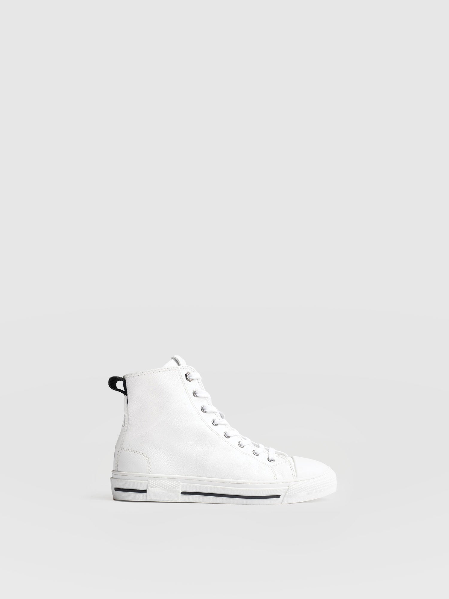 Skye High Top Sneaker - White