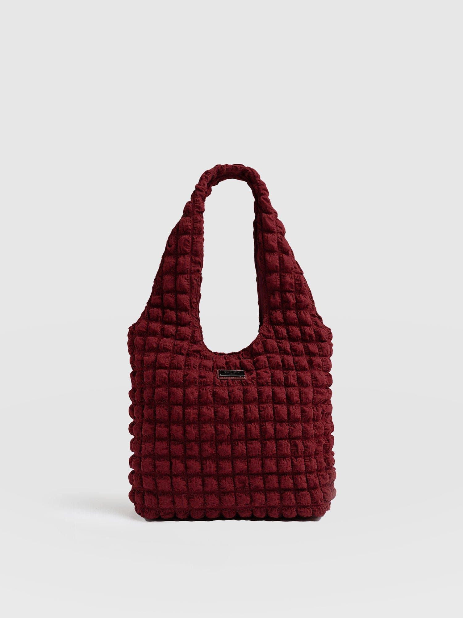 Soho Shoulder Tote Bag - Burgundy