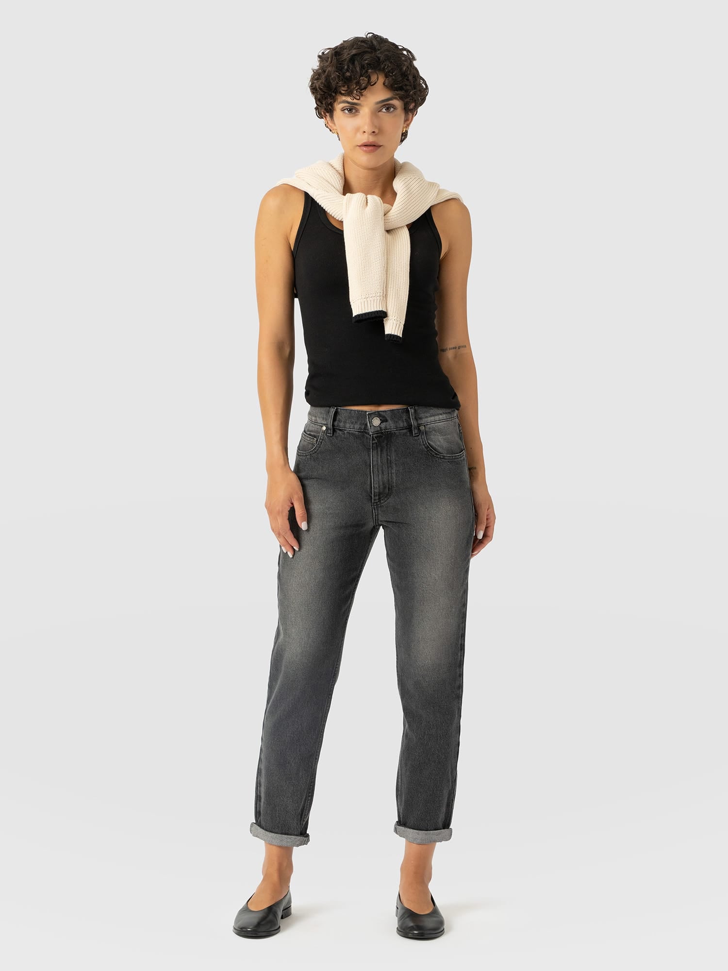 Boyfriend Jeans - Black