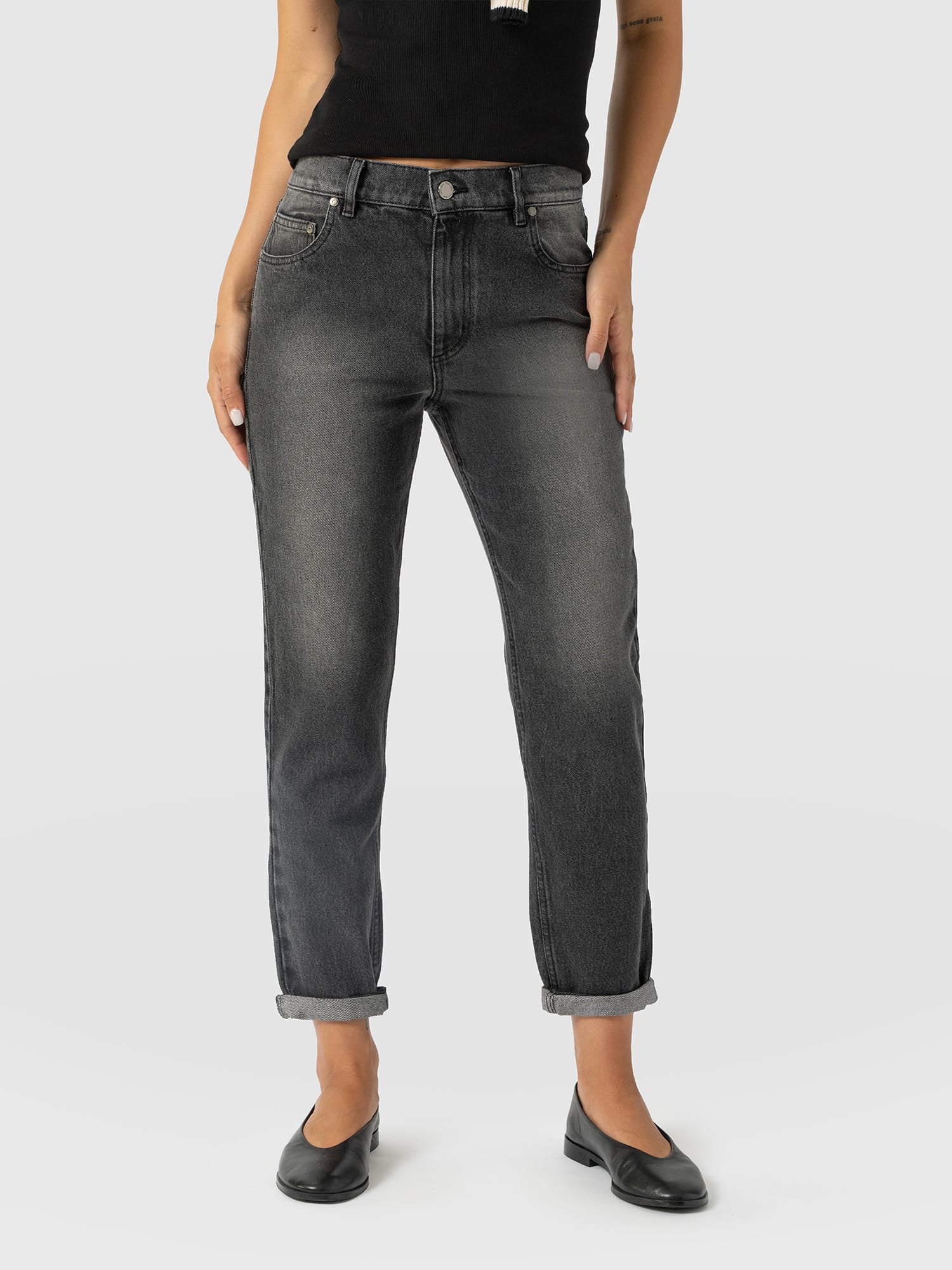 Boyfriend Jeans - Black