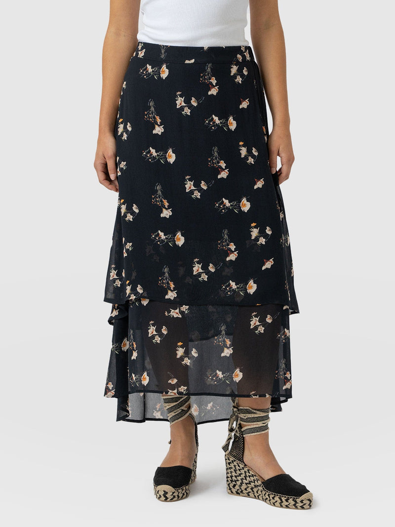 Etta Layered Skirt - Lily Gardens