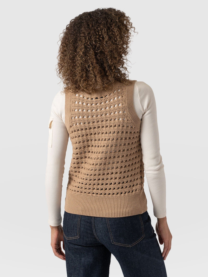 Adler Sleeveless Knit - Tan