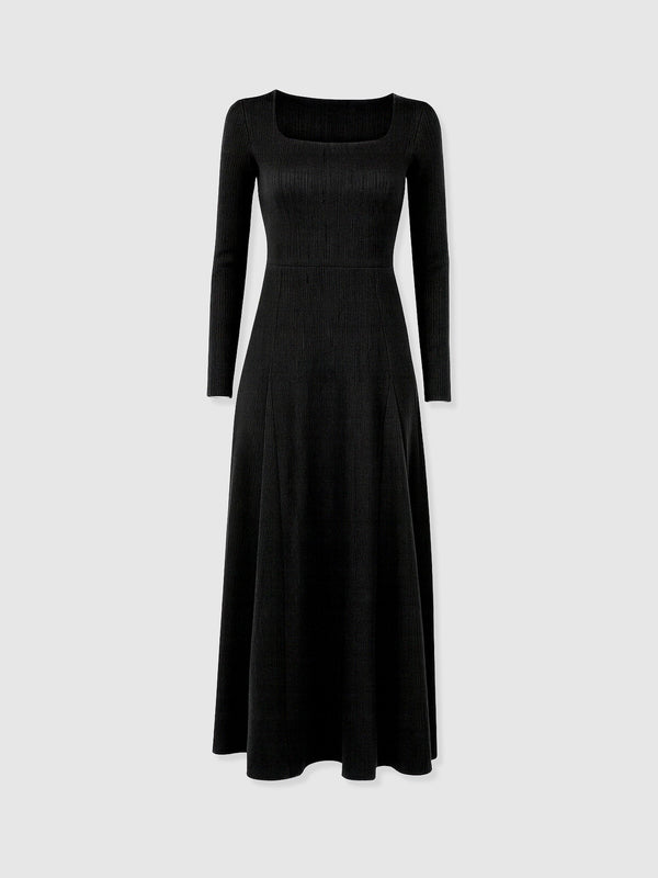 Akia Long Sleeve Dress - Black - Women's Dresses | Saint + Sofia® USA