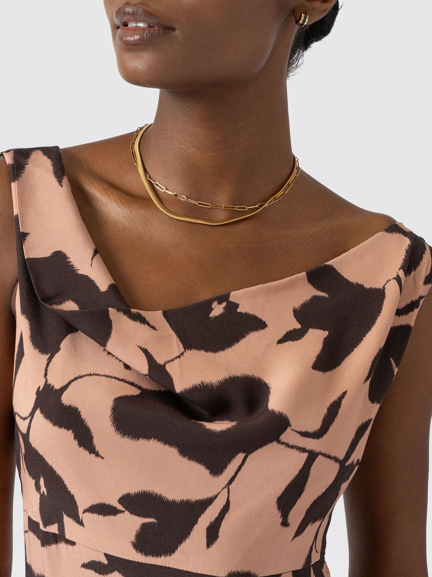 Alexis Dress - Brown Floral - Women's Dresses | Saint + Sofia® USA