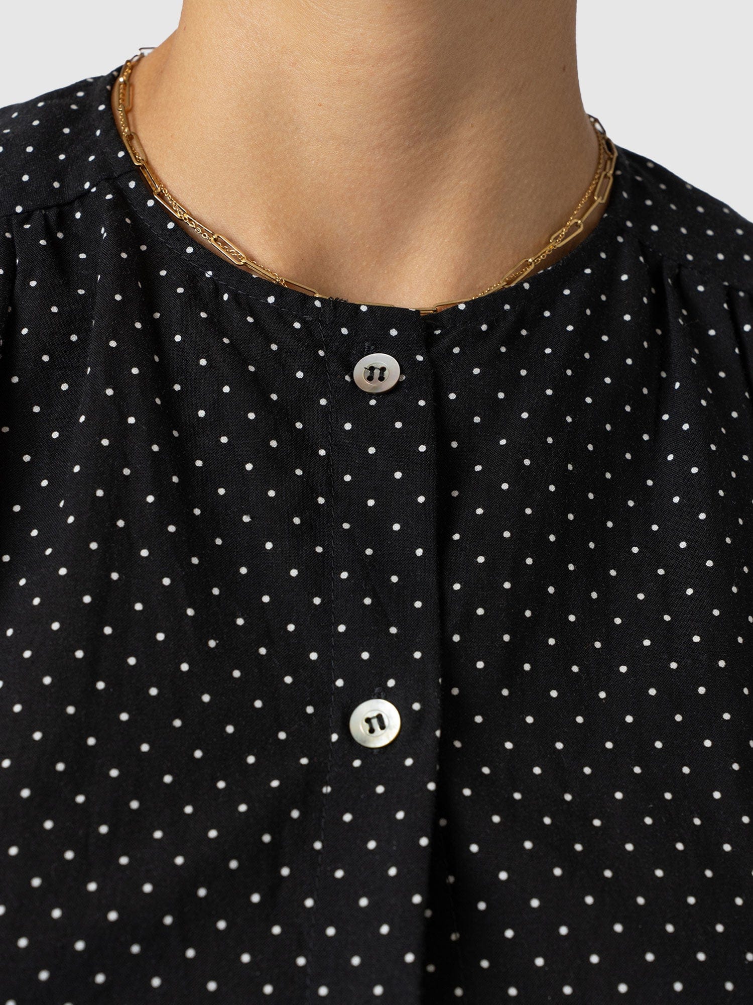 Amelie Blouse - Polka Dot - Women's Blouses | Saint + Sofia® USA