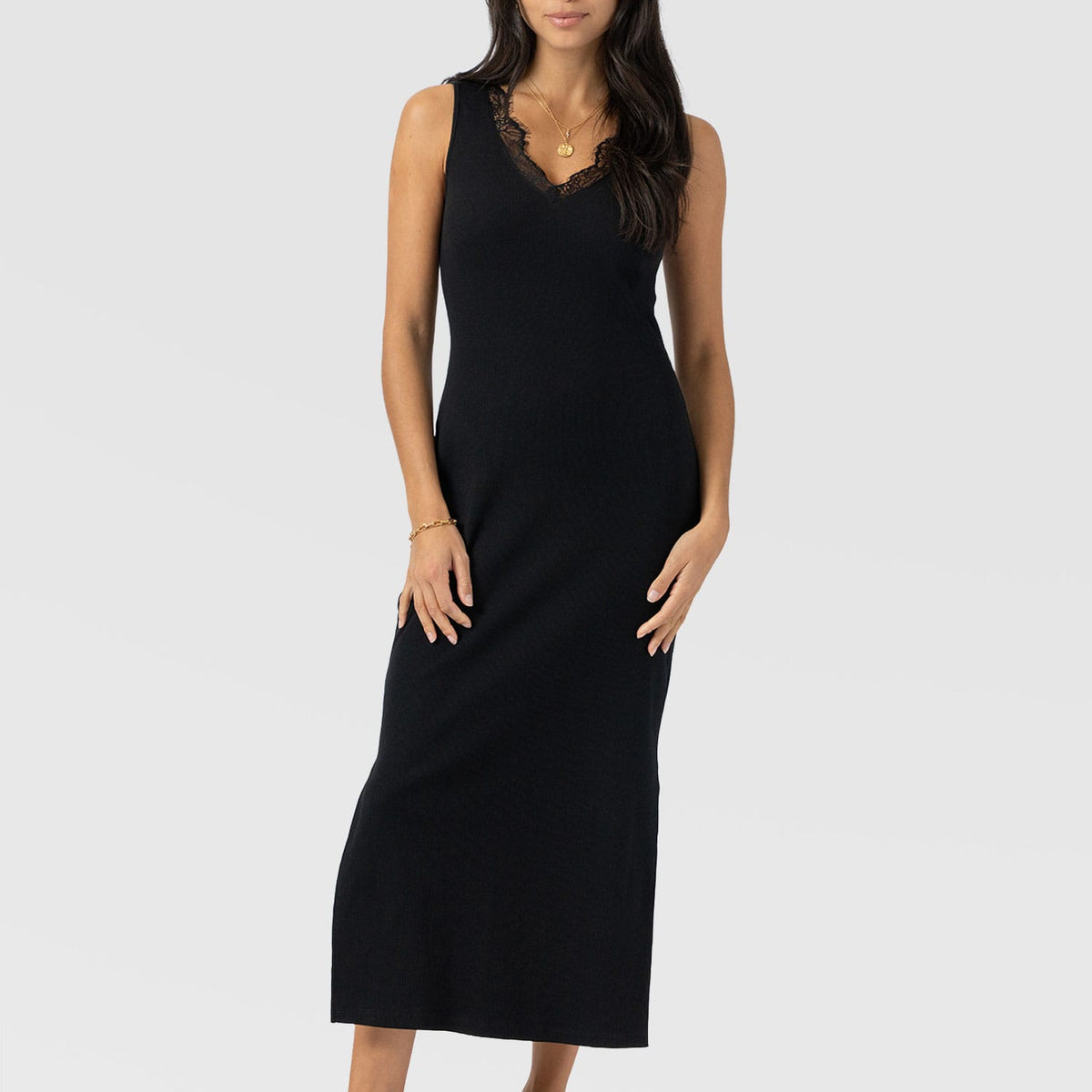 active usa black dress Active USA Women's Black Satin Mini Dress, Spaghetti Straps, Size L, NWT