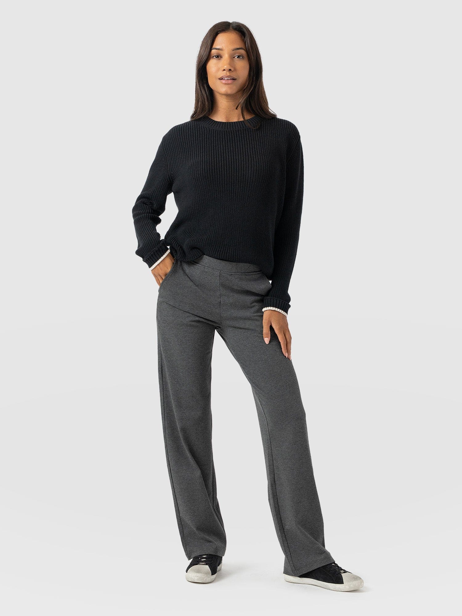 Apartment Pant Charcoal - Women's Pants | Saint + Sofia® USA