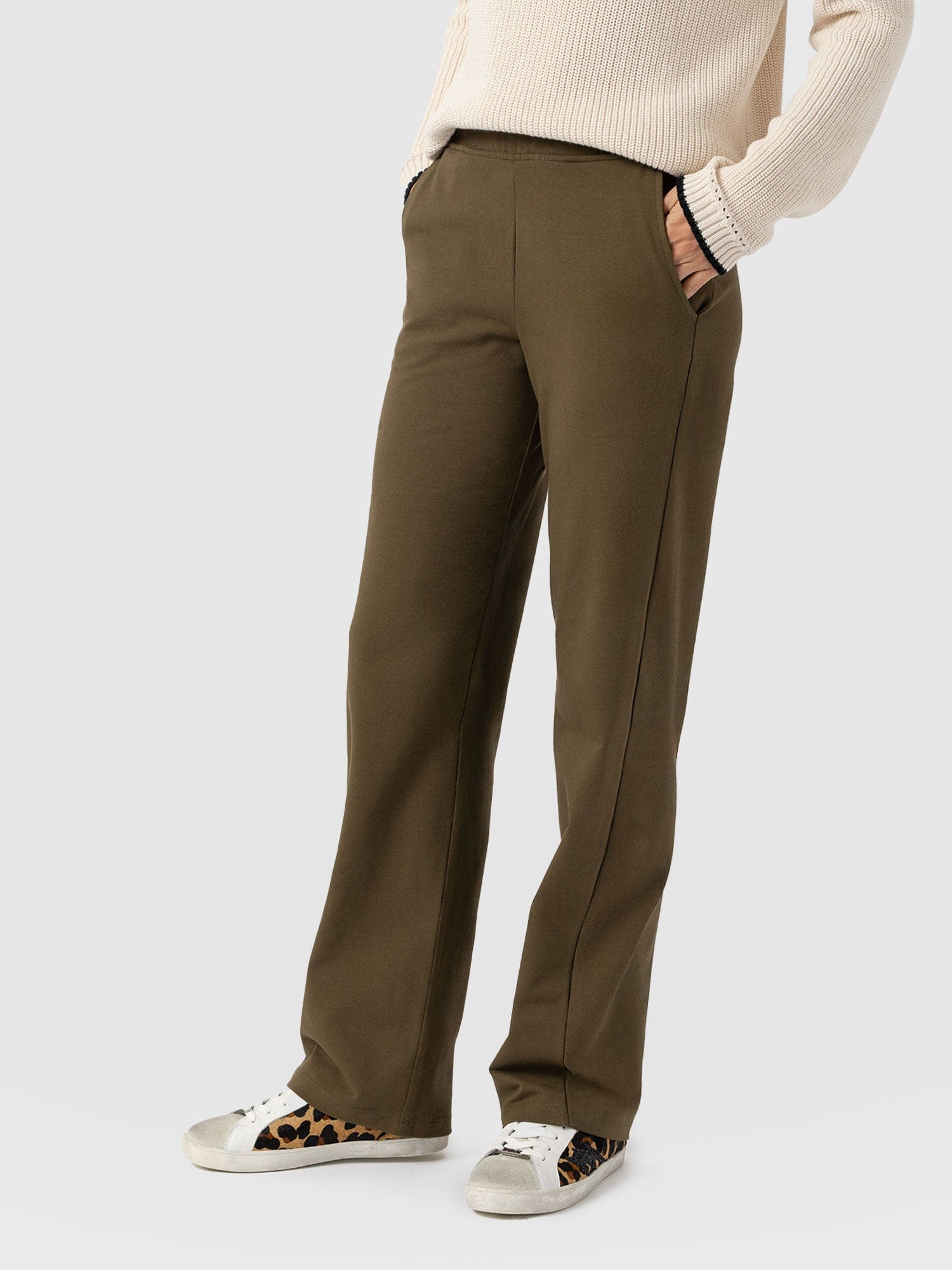Apartment Pant Khaki - Women's Pants | Saint + Sofia® US