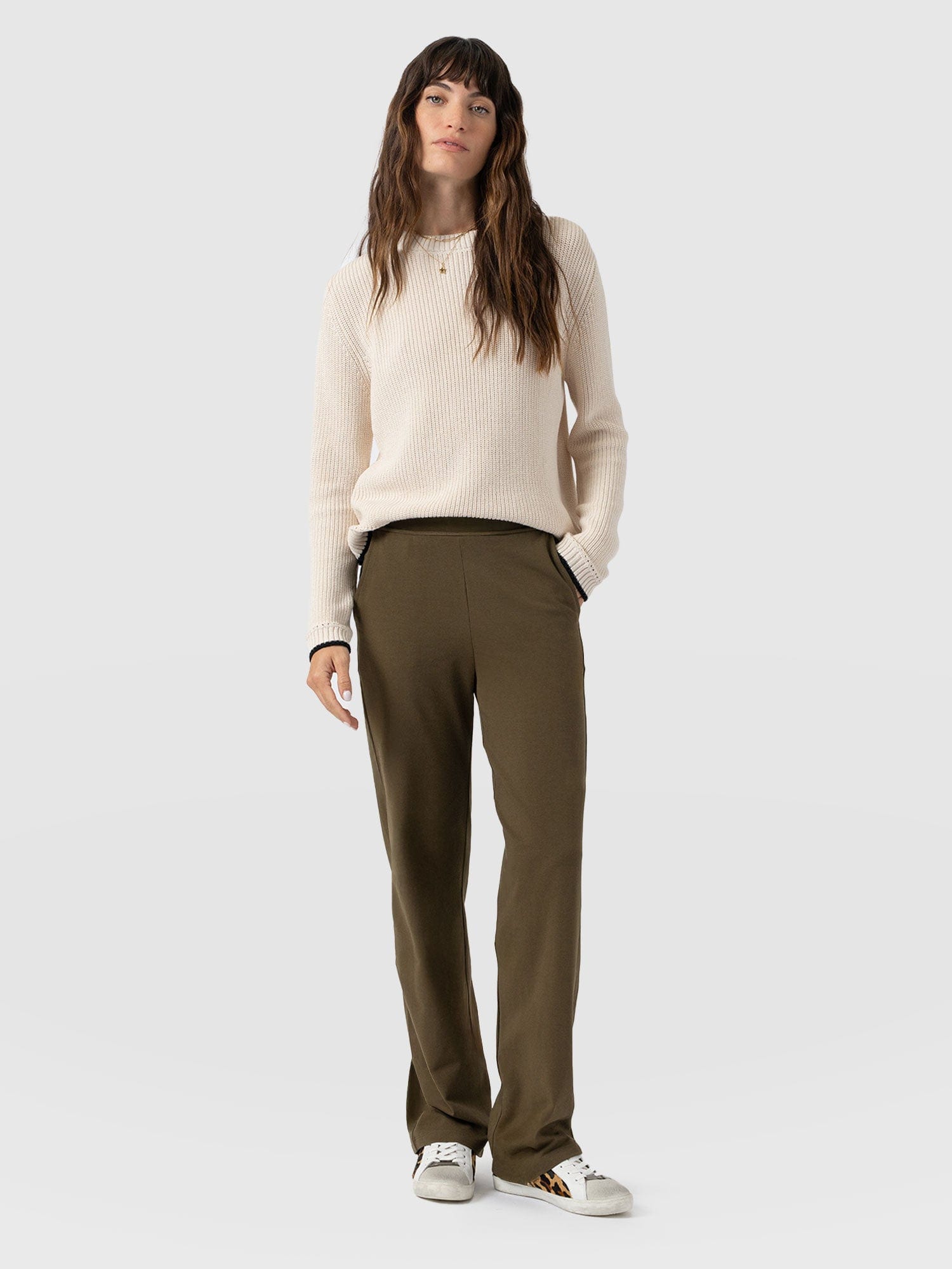 Apartment Pant Khaki - Women's Pants | Saint + Sofia® US