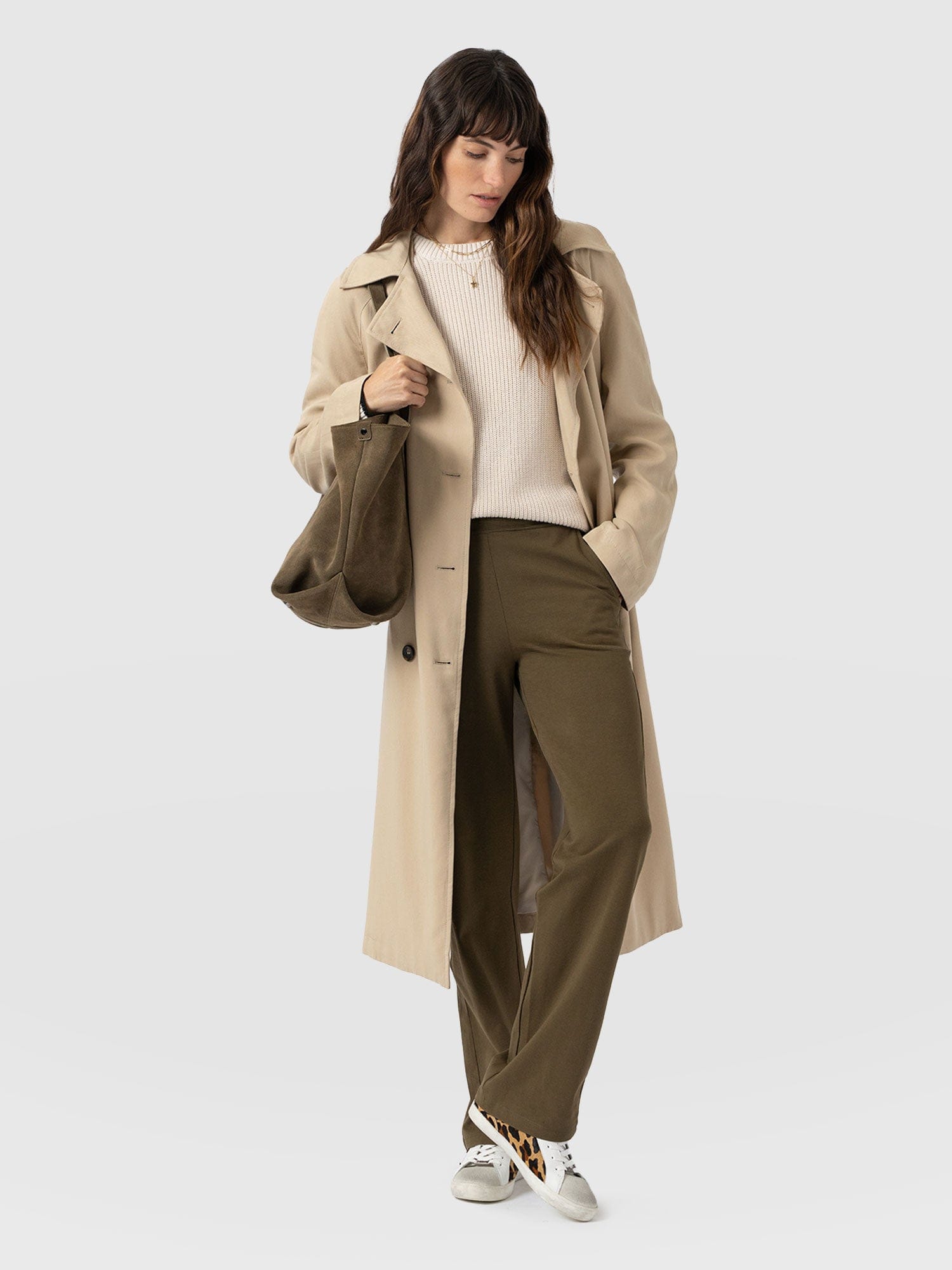 Apartment Pant Khaki - Women's Pants | Saint + Sofia® US