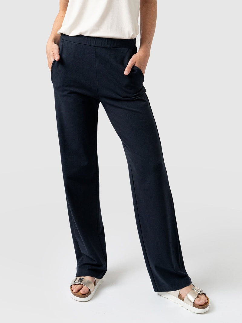 Apartment Pant Navy - Women's Pants | Saint + Sofia® USA