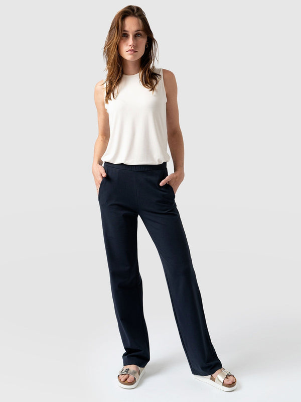 Apartment Pant Navy - Women's Pants | Saint + Sofia® USA