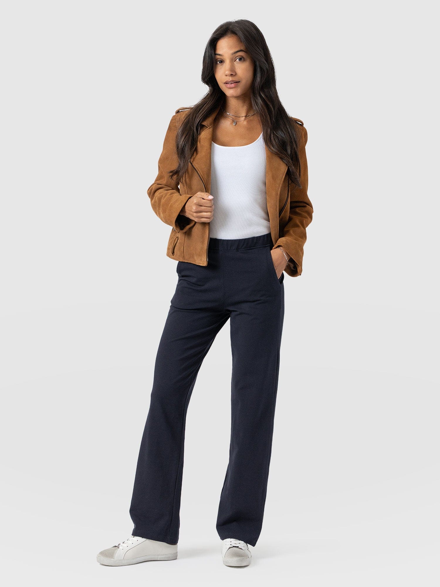 Apartment Pant Navy - Women's Pants | Saint + Sofia® USA