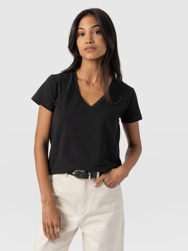 Apartment Tee Black - Women's T-Shirts | Saint + Sofia® USA