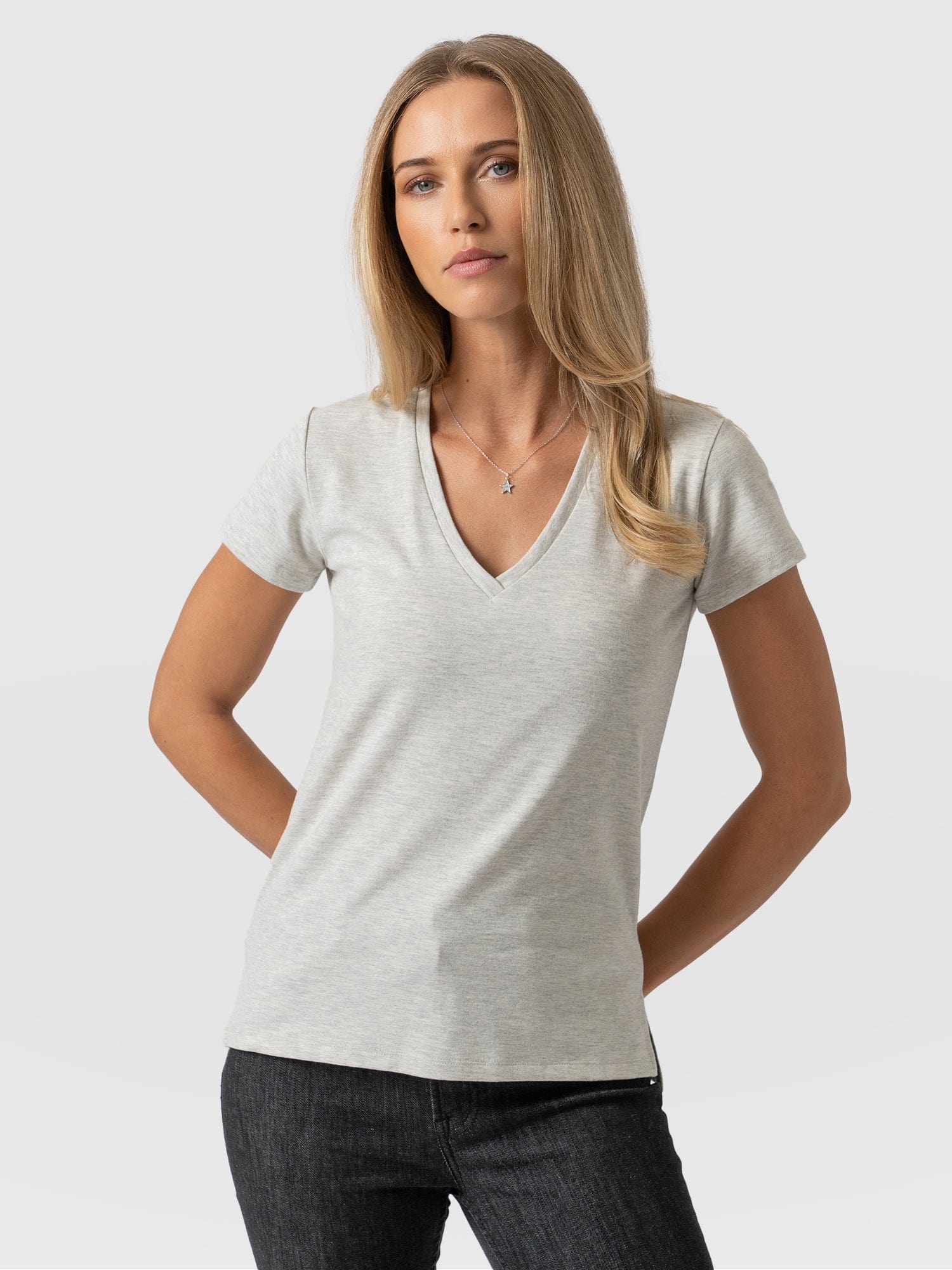 Apartment Tee Grey - Women's T-Shirts | Saint + Sofia® USA