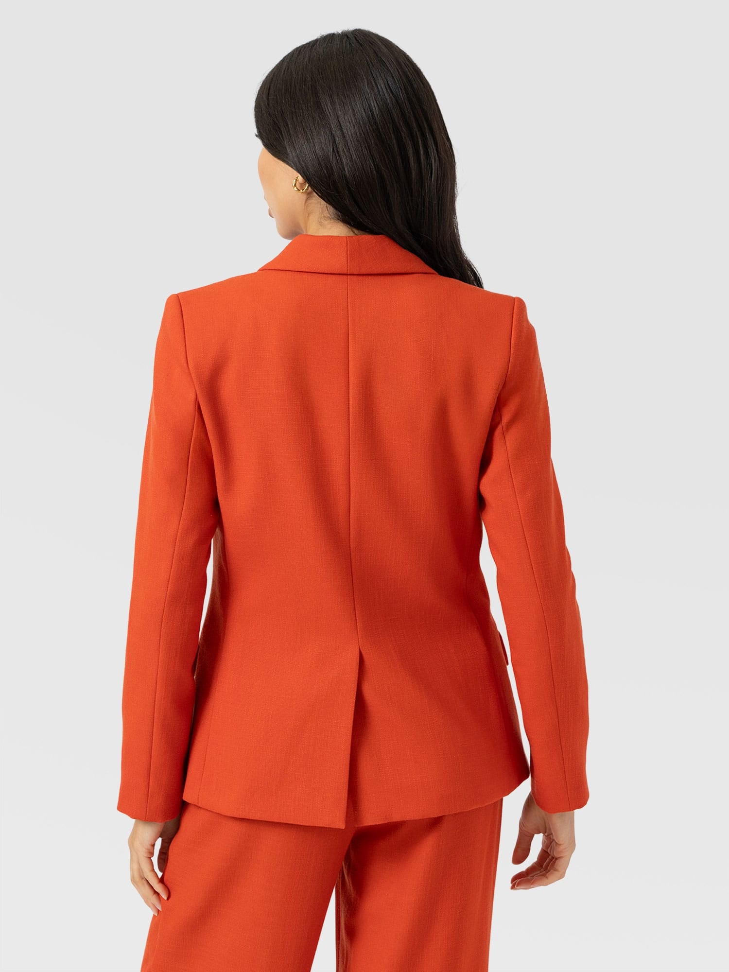 Argent Blazer - Burnt Orange - Women's Jackets | Saint + Sofia® USA