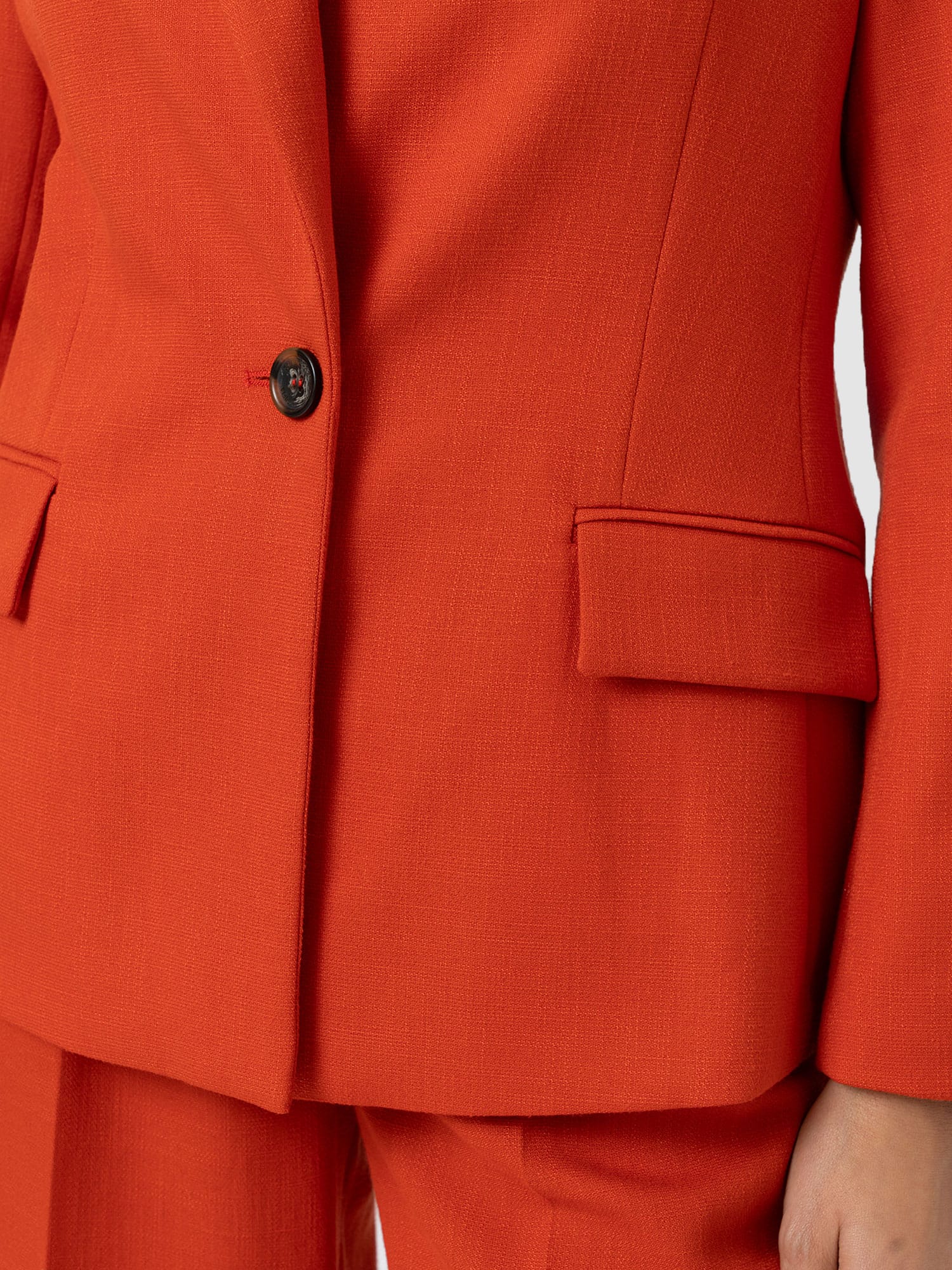 Argent Blazer - Burnt Orange - Women's Jackets | Saint + Sofia® USA