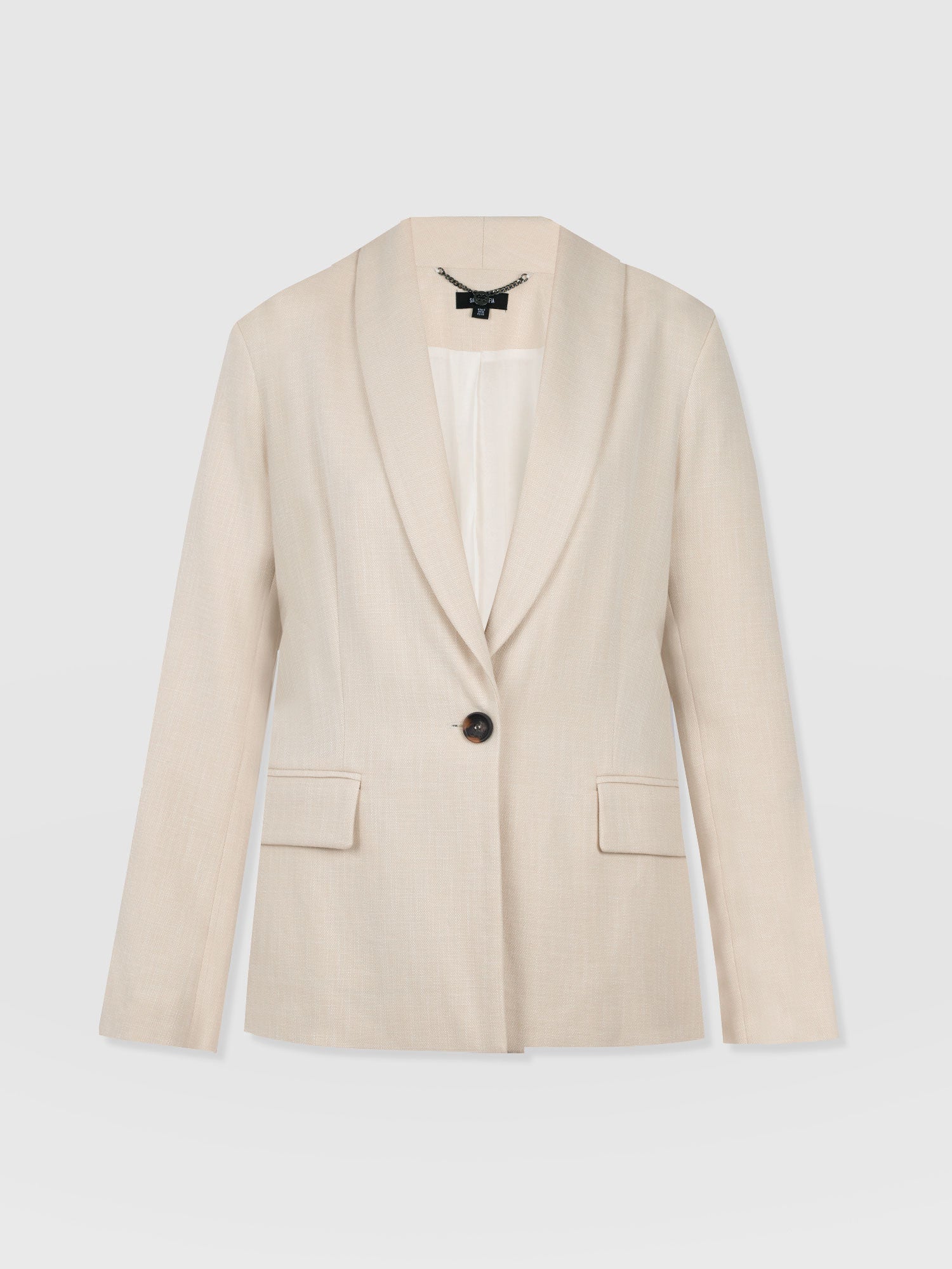 Argent Blazer - Cream - Women's Jackets | Saint + Sofia® USA