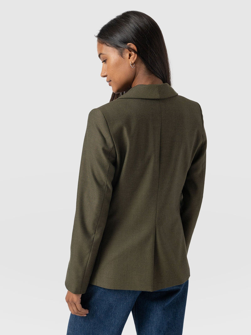 Argent Blazer Khaki - Women's Blazers | Saint + Sofia® US