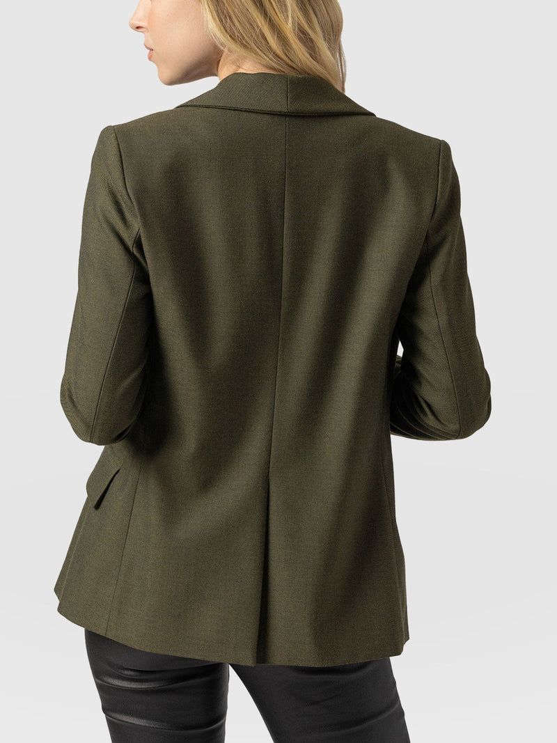 Argent Blazer Khaki - Women's Blazers | Saint + Sofia® US