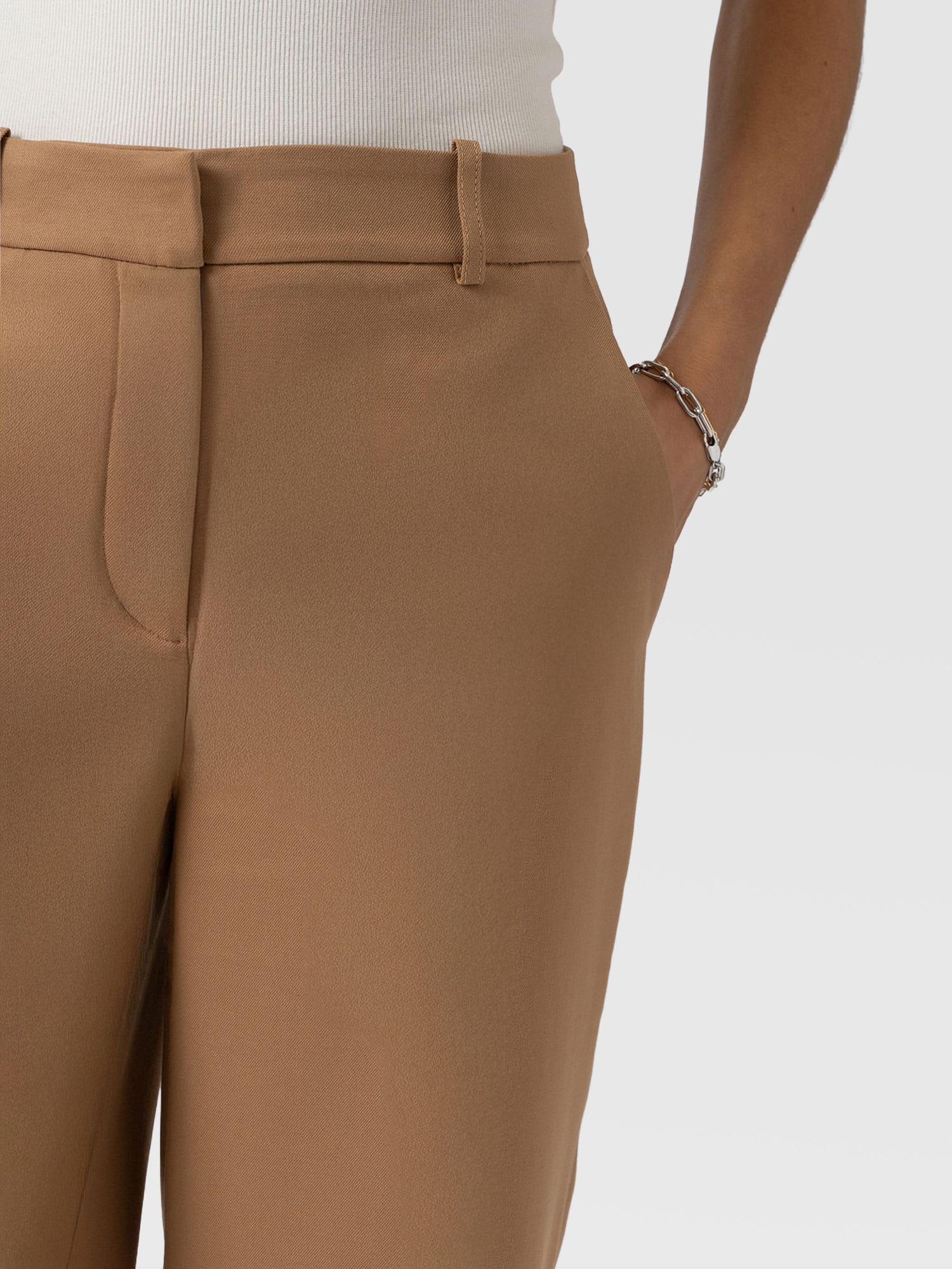 Argent Wide Leg Pant Camel - Women's Pants | Saint + Sofia® US