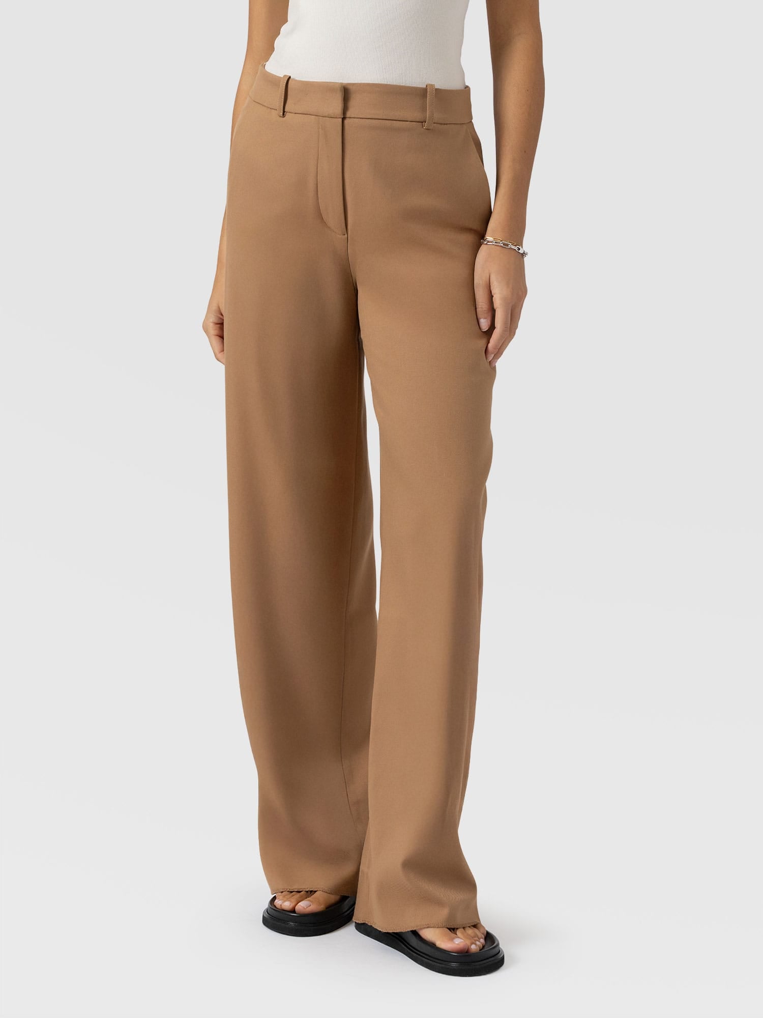 Argent Wide Leg Pant Camel - Women's Pants | Saint + Sofia® US
