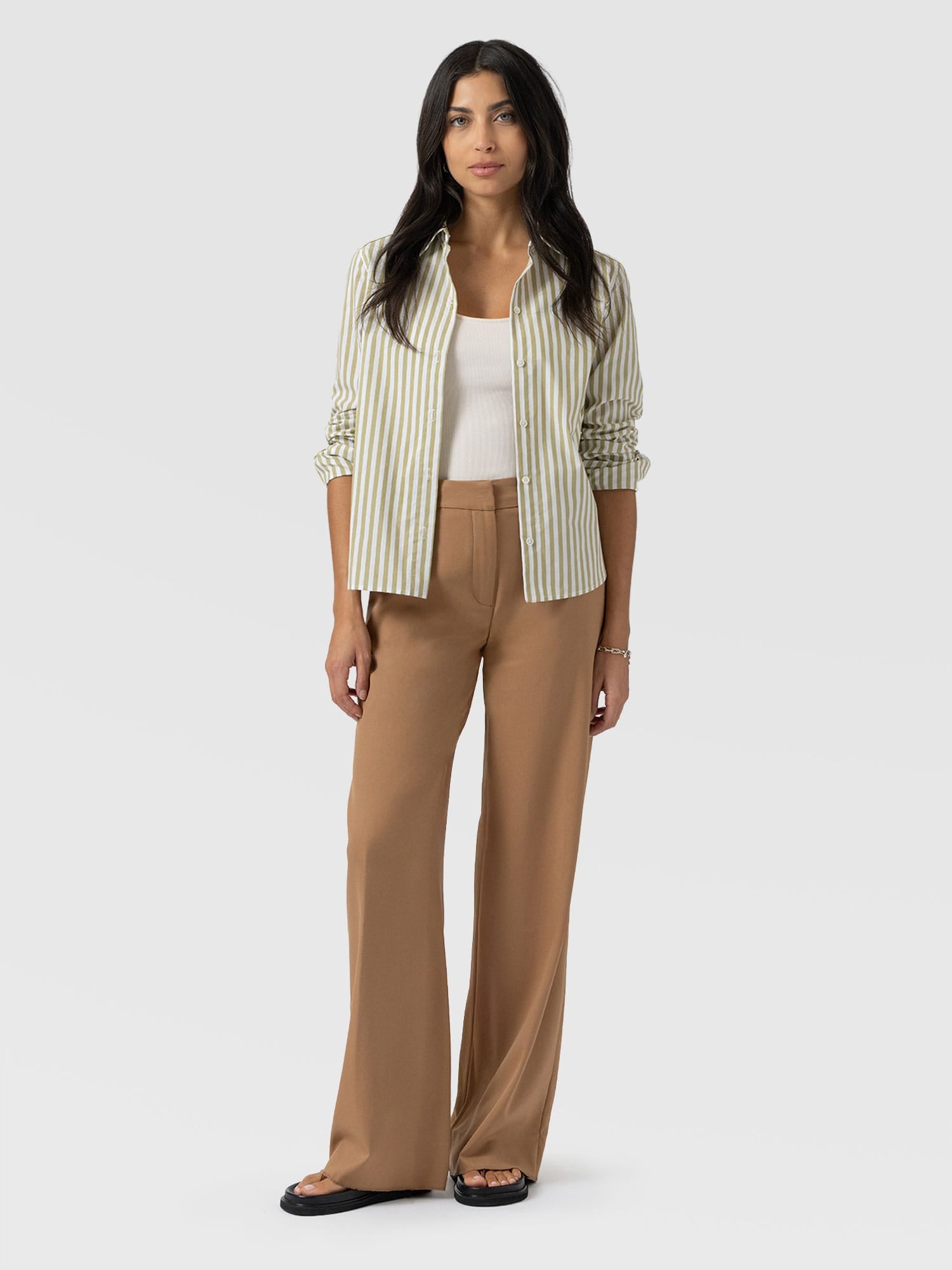 Argent Wide Leg Pant Camel - Women's Pants | Saint + Sofia® US