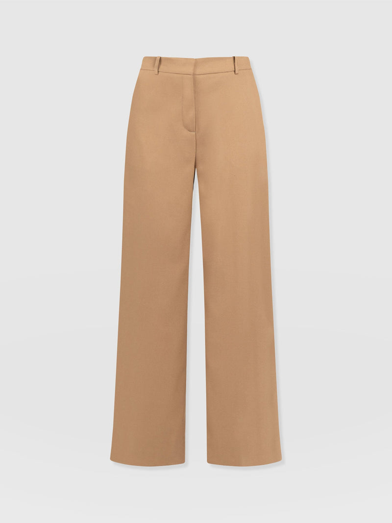 Argent Wide Leg Pant Camel - Women's Pants | Saint + Sofia® US