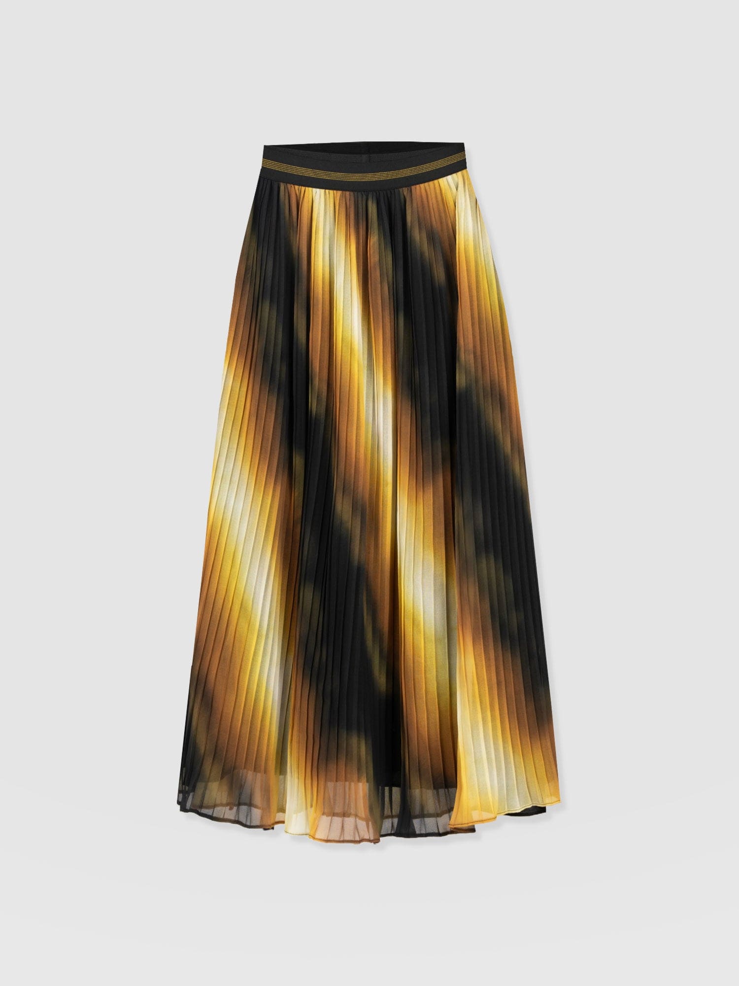 Aria Pleated Skirt  - Yellow Gradient - Women's Skirts | Saint + Sofia® USA