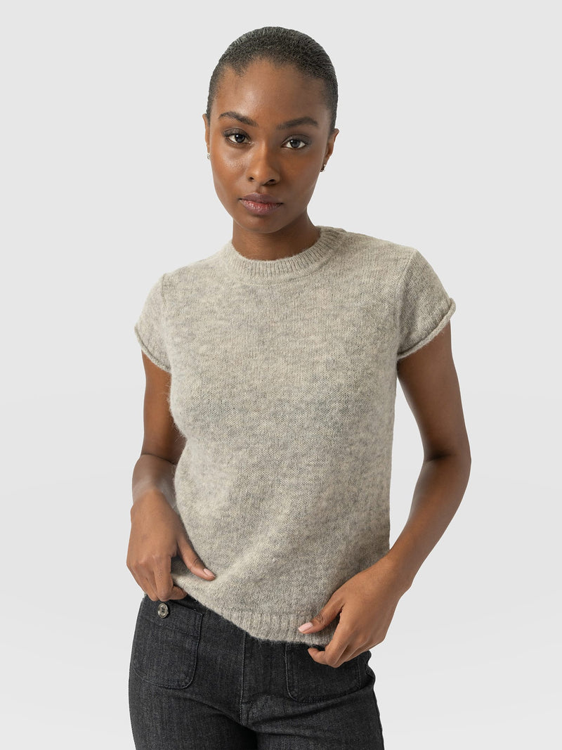 Ariella Baby Tee - Grey