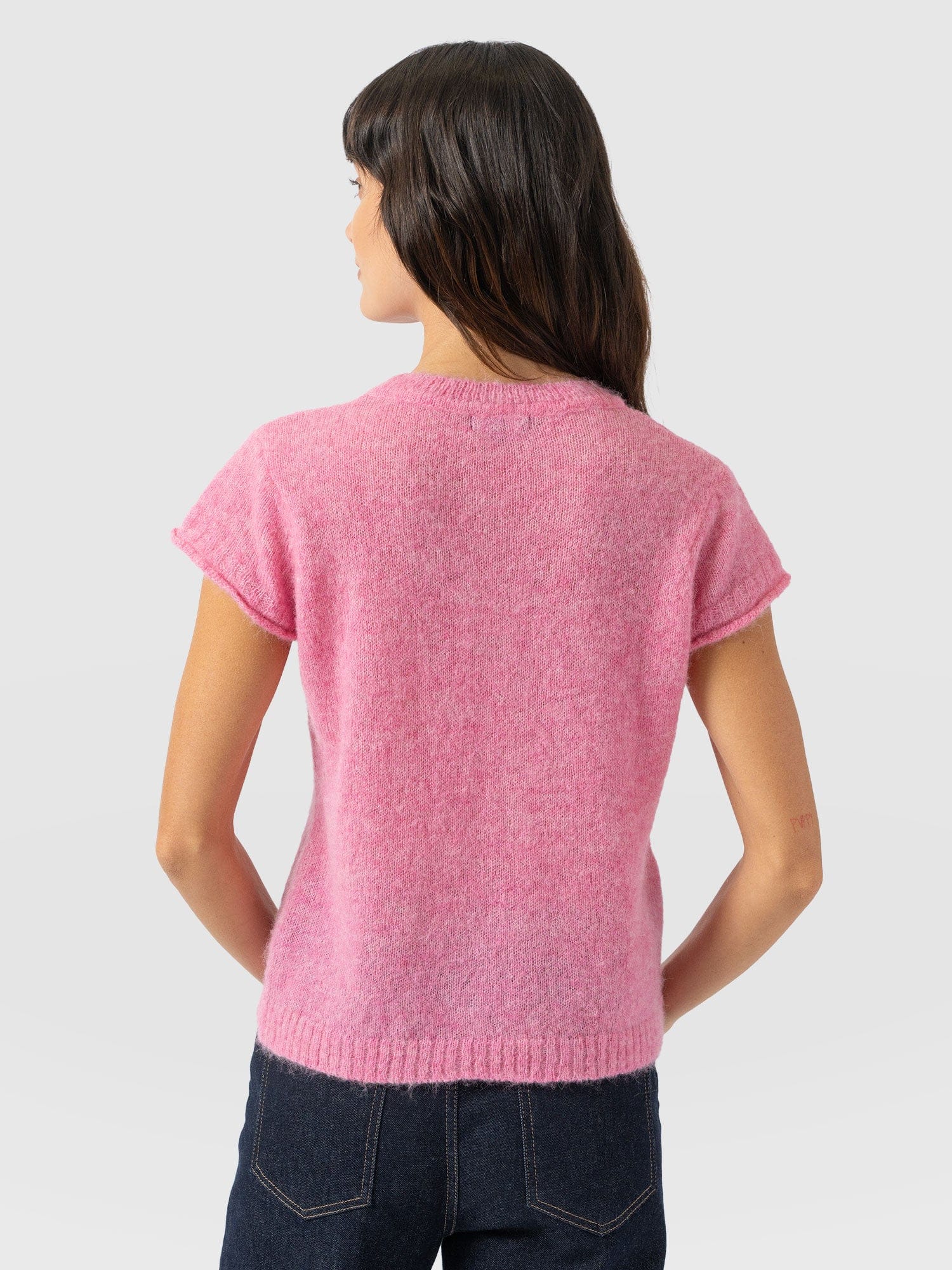 Ariella Baby Tee - Pink - Women's Sweaters | Saint + Sofia® USA