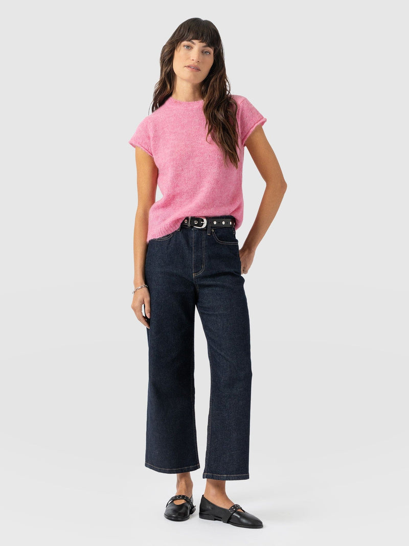 Ariella Baby Tee - Pink - Women's Sweaters | Saint and Sofia® USA