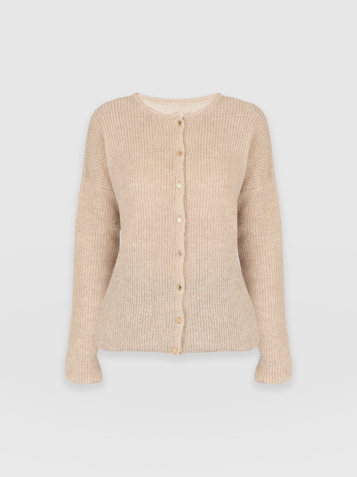 Ariella Cardigan Beige - Women's Cardigans | Saint + Sofia® UK