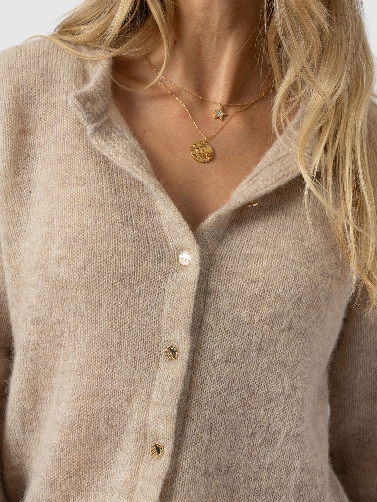 Ariella Cardigan Beige - Women's Cardigans | Saint + Sofia® US