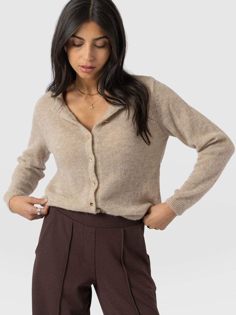Ariella Cardigan Beige - Women's Cardigans | Saint + Sofia® US