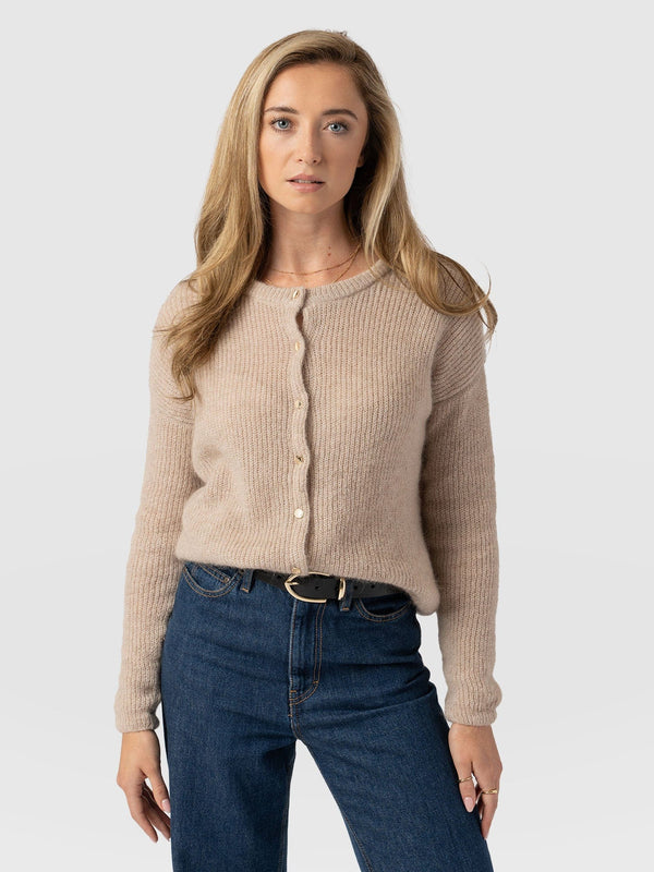 Ariella Cardigan Beige - Women's Cardigans | Saint + Sofia® US