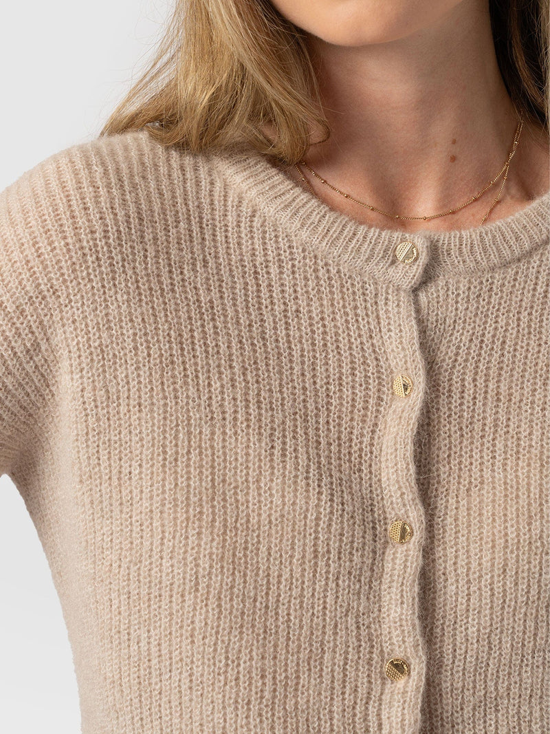 Ariella Cardigan Beige - Women's Cardigans | Saint + Sofia® US