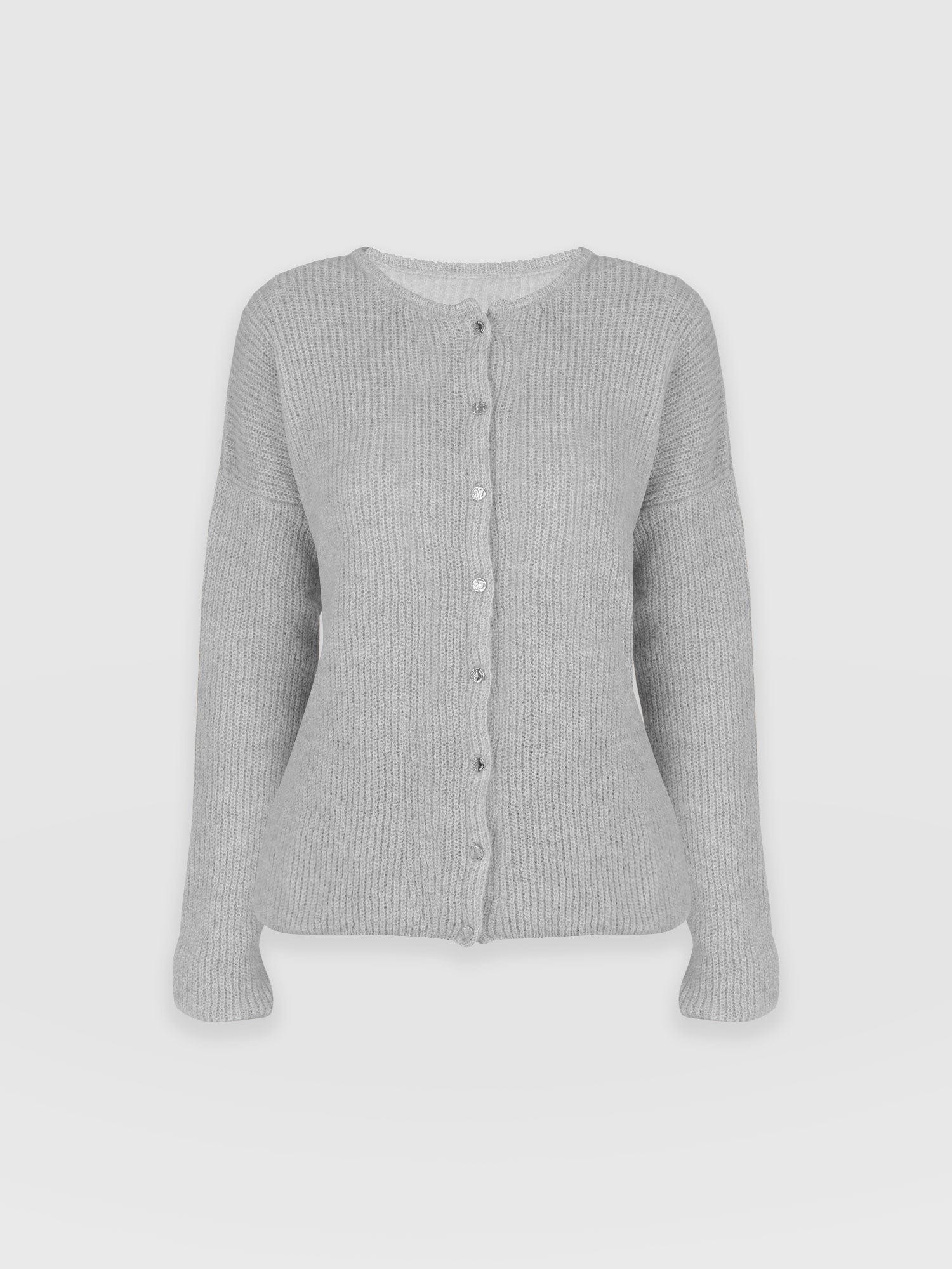 Ariella Cardigan Grey - Women's Cardigans | Saint + Sofia® UK