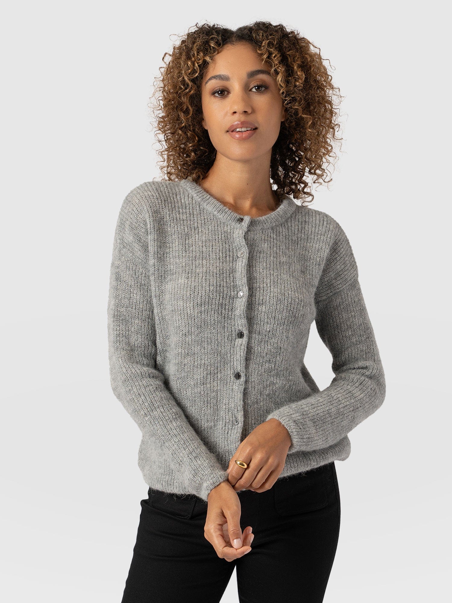 Ariella Cardigan Grey - Women's Cardigans | Saint + Sofia® US