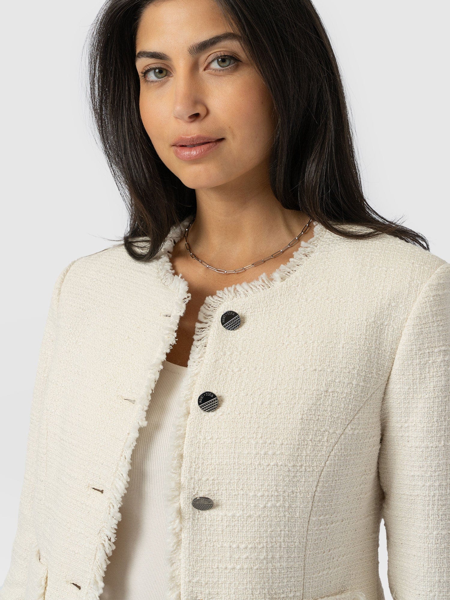 Ashby Jacket - Cream - Women's Jackets | Saint + Sofia® USA