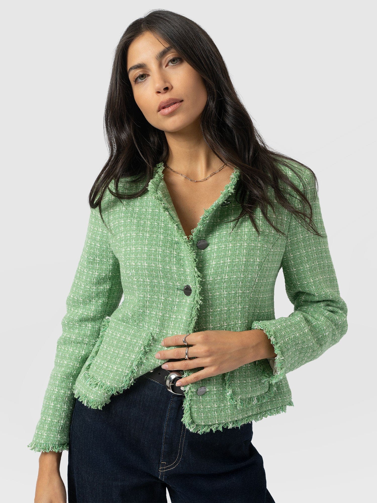 Ashby Jacket - Mint - Women's Jackets | Saint + Sofia® USA