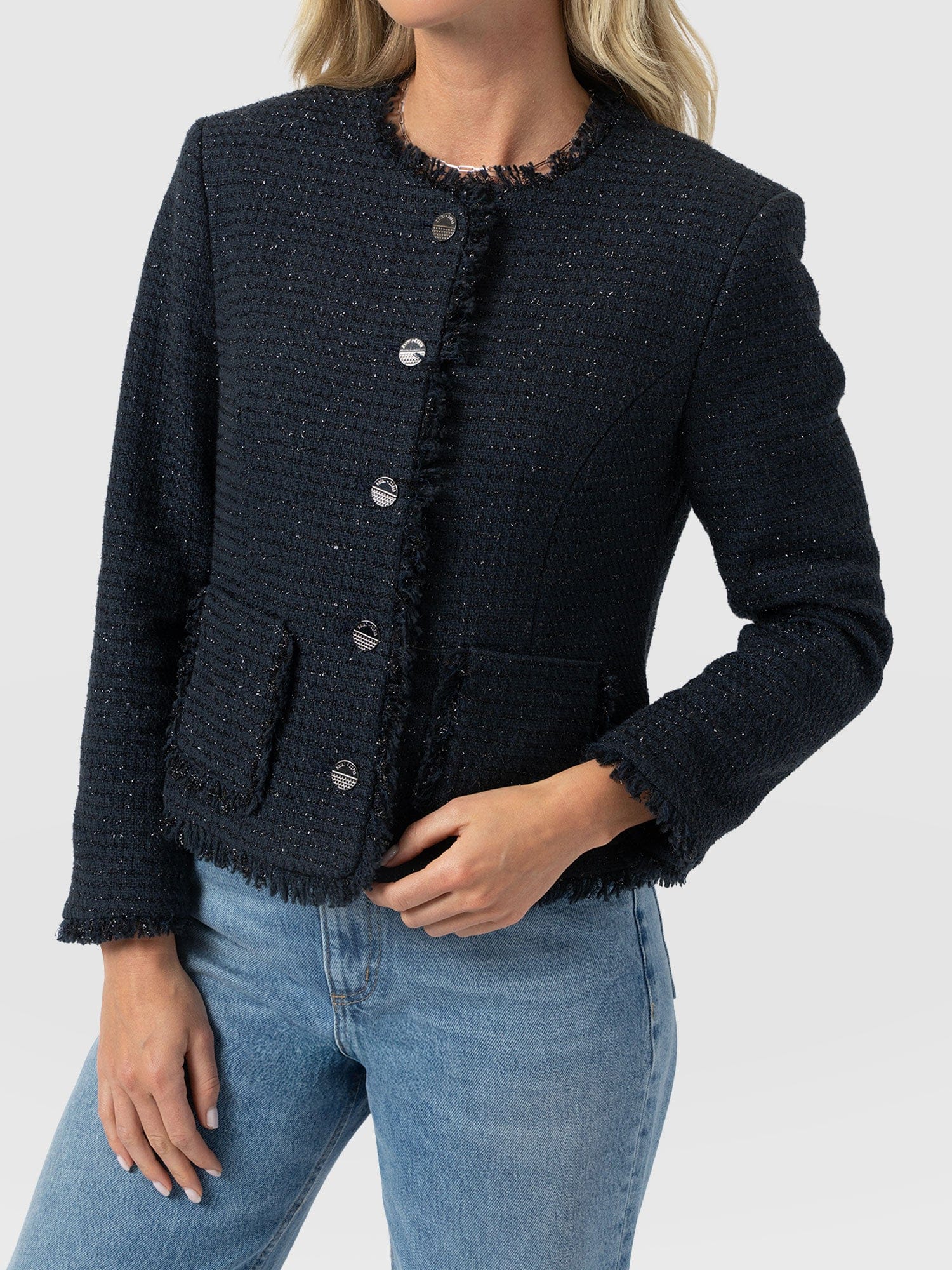 Ashby Jacket Navy - Women's Jackets | Saint + Sofia® US