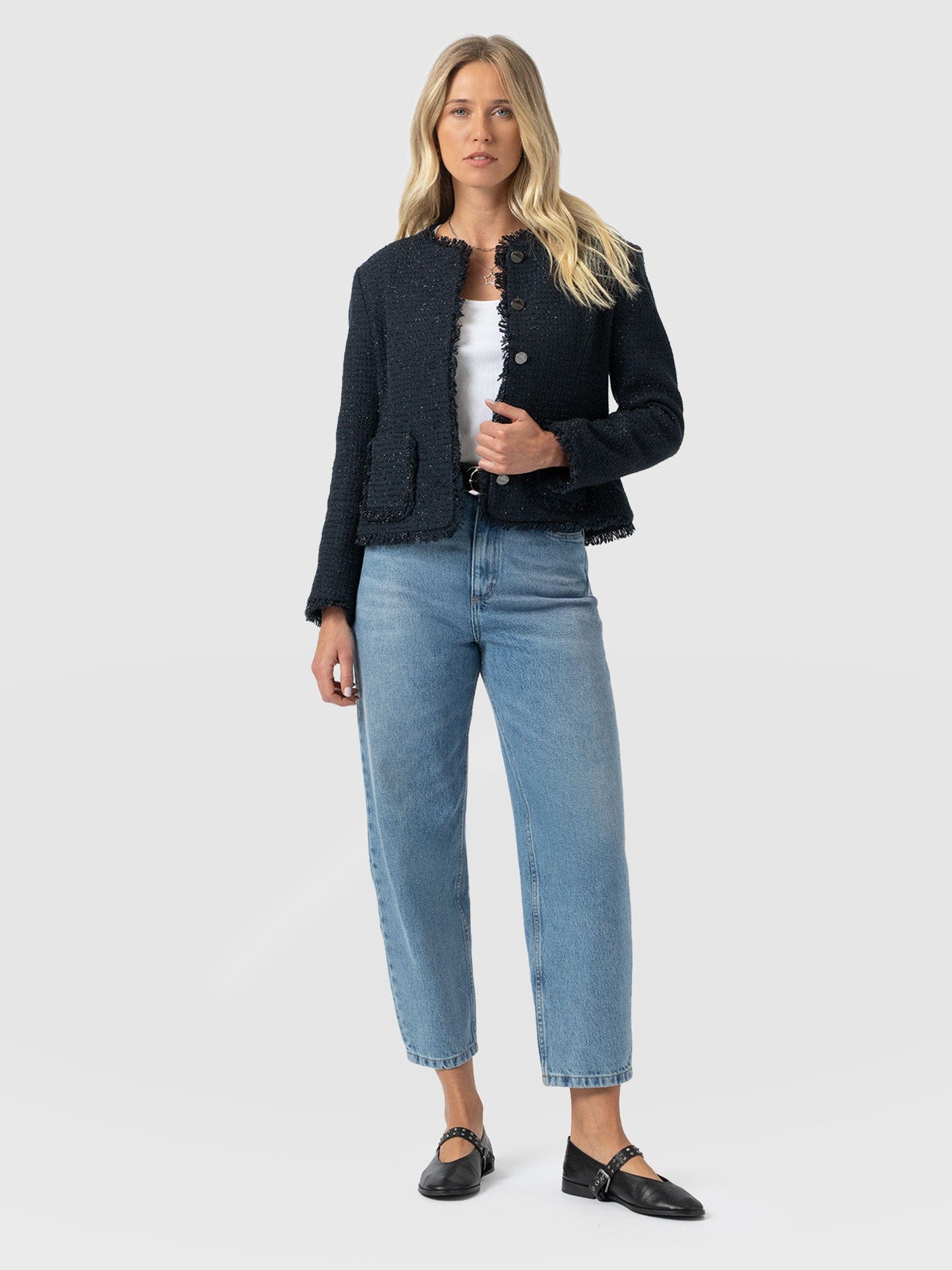 Ashby Jacket Navy - Women's Jackets | Saint + Sofia® US