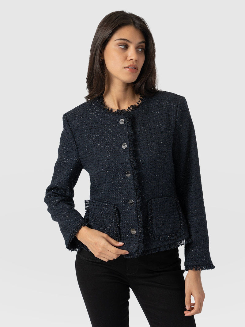 Ashby Jacket Navy - Women's Jackets | Saint + Sofia® US