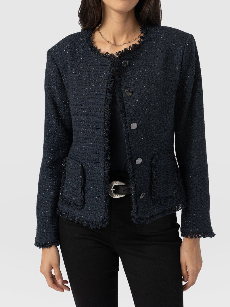 Ashby Jacket Navy - Women's Jackets | Saint + Sofia® US