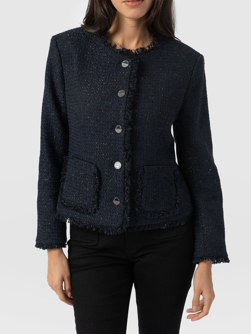 Ashby Jacket Navy - Women's Jackets | Saint + Sofia® US