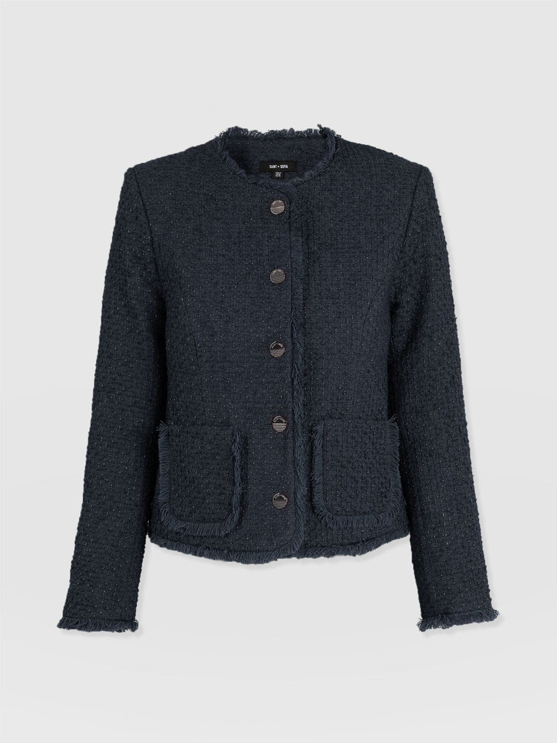 Ashby Jacket Navy - Women's Jackets | Saint + Sofia® US