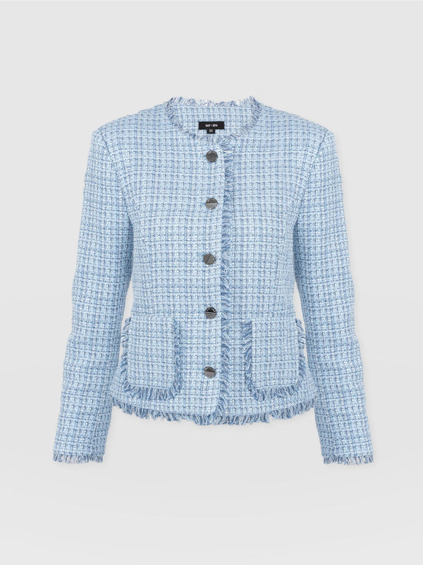 Ashby Jacket Pale Blue - Women's Jackets | Saint + Sofia® US