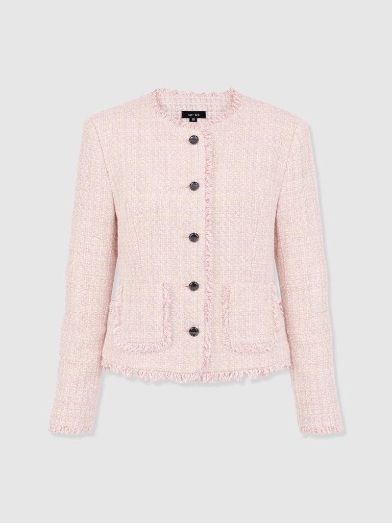 Ashby Jacket - Pale Pink - Women's Jackets | Saint + Sofia® USA