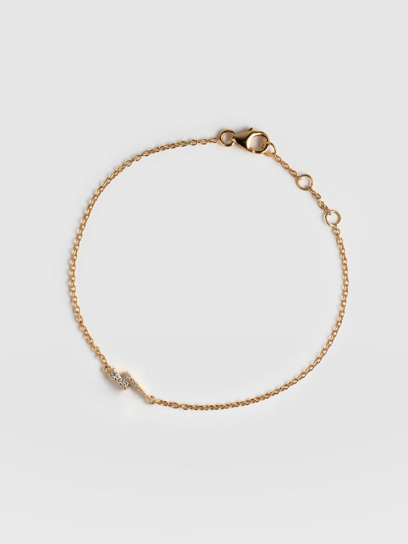 Astral Lightning Bracelet Gold - Women's Jewellery | Saint + Sofia® USA